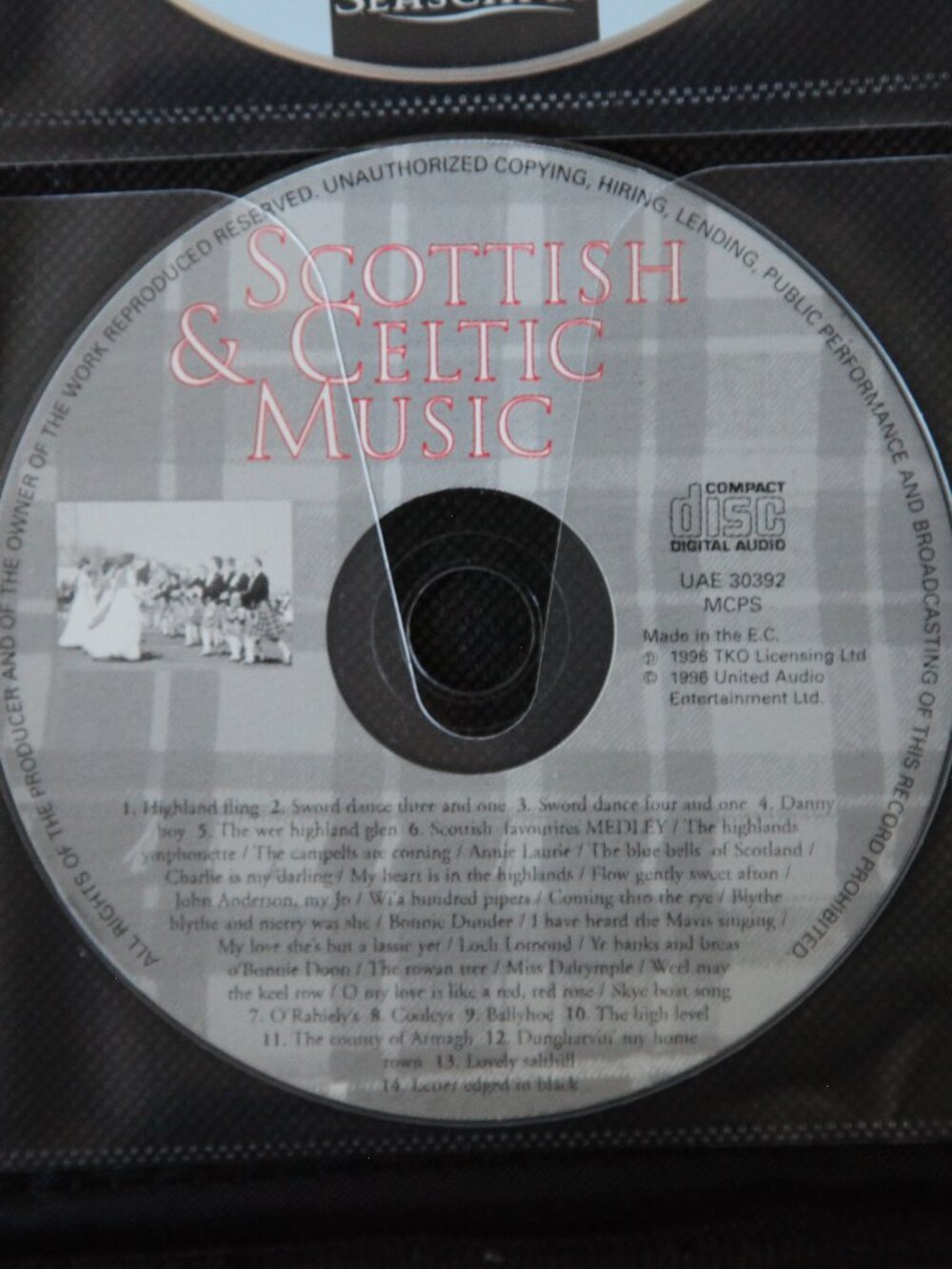 Scottish and Celtic Music CD